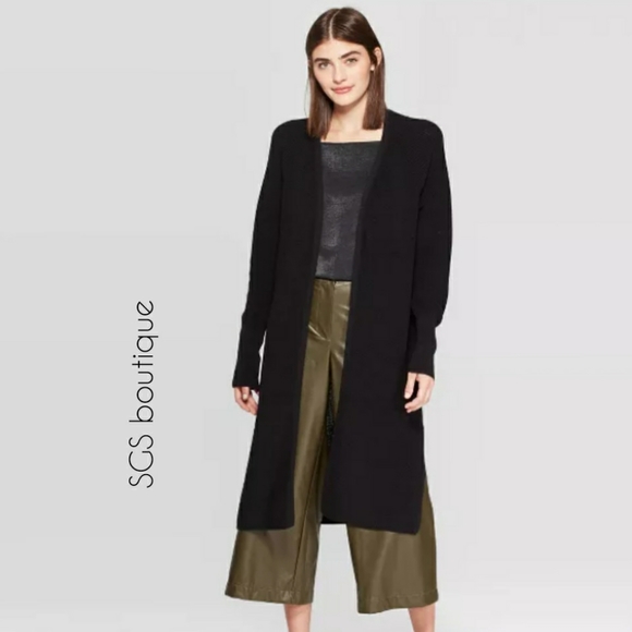 🆕⭐ Black sweater cardigan  duster - Picture 4 of 5